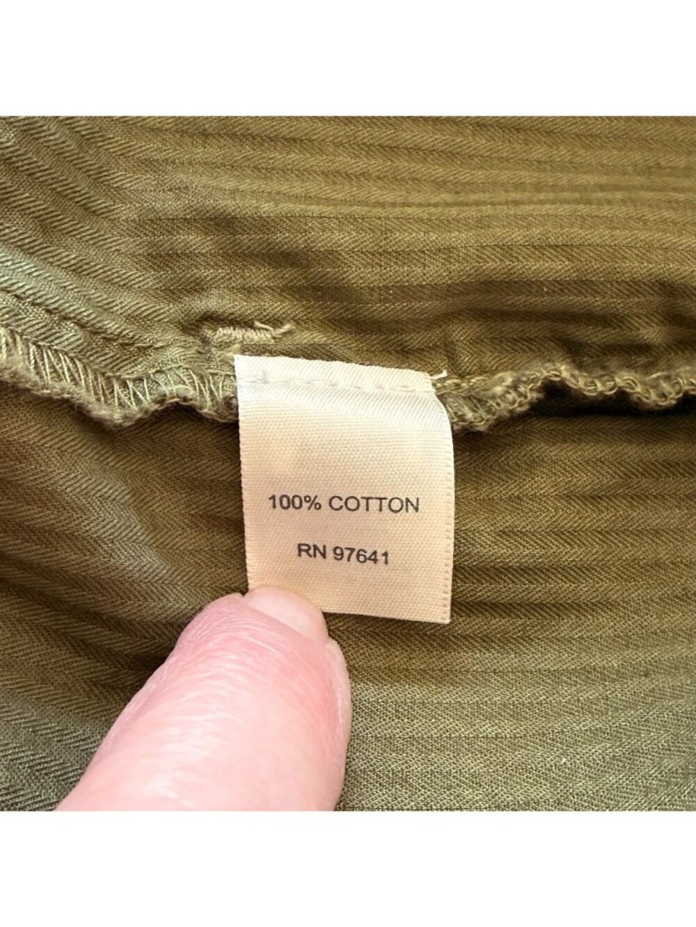 J Jill Shorts Size 18 Green Striped Genuine Fit Below Waist Relaxed Fit Cotton - Picture 11 of 15